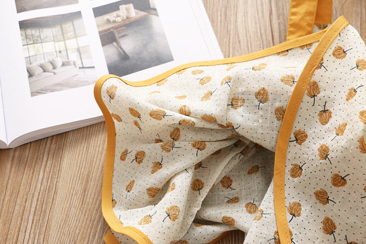 [363277-MUSTARD] - Setelan Kutung Fashion Anak - Motif Flower Folds