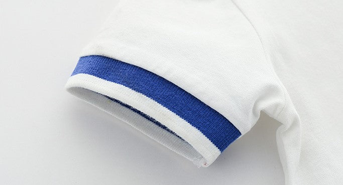 [513155] - Atasan Kaos Polo Fashion Anak - Motif Stripe Collar