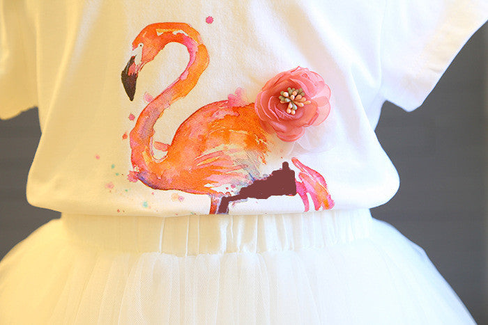 [363111] - Setelan Fashion Anak Perempuan Modis - Motif Beautiful Geese
