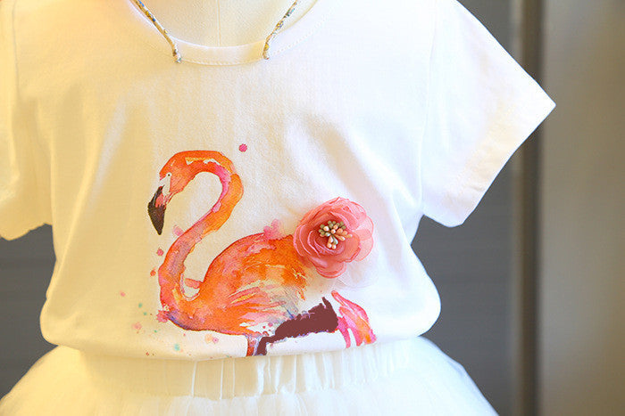 [363111] - Setelan Fashion Anak Perempuan Modis - Motif Beautiful Geese