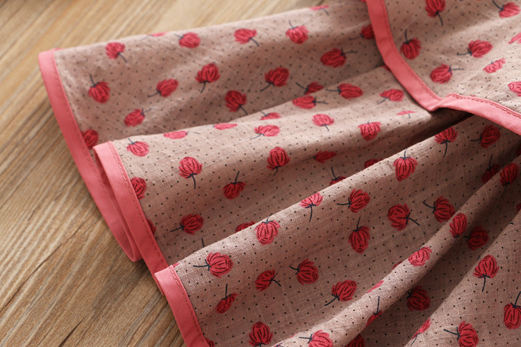 [363277-PINK] - Setelan Kutung Fashion Anak - Motif Flower Folds