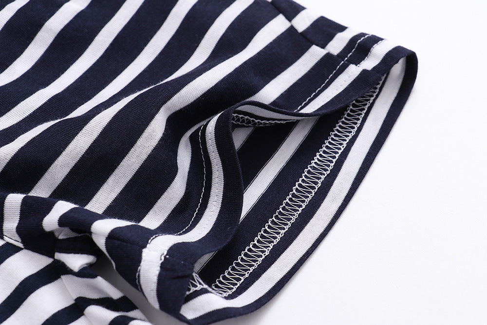 [357171] - Celana Training Anak  / Celana Santai Anak - Motif Black & White Striped