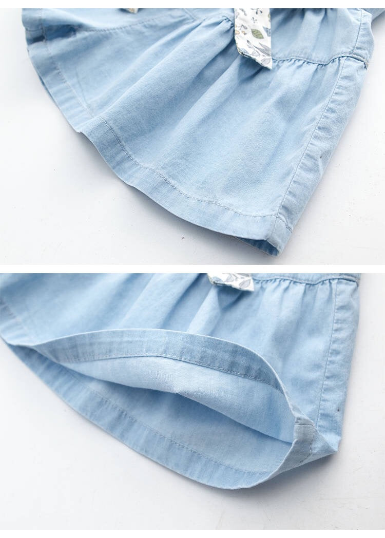 [508118] - Celana Rok Anak Kekinian - Motif Leafy Waist Strap