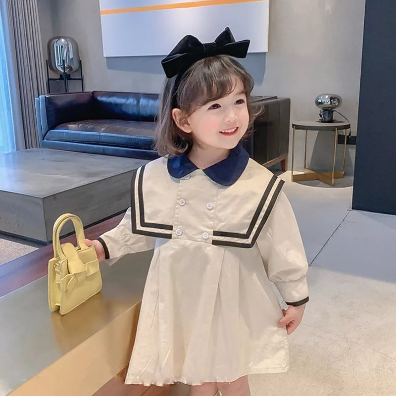 [507339] - Dress Fashion Anak Perempuan - Motif Japanese Collar