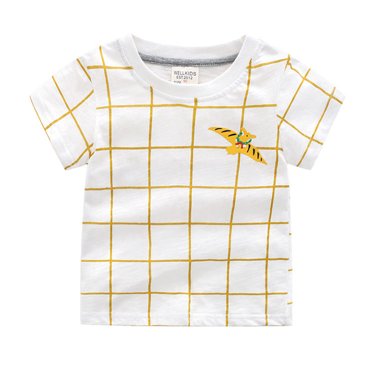 [513239] - Atasan Kaos Santai Anak - Motif Flying Dinosaur