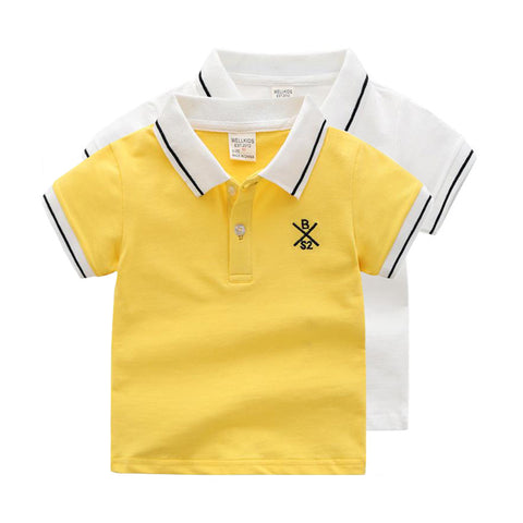 [513157] - Atasan Kaos Polo Fashion Anak - Motif Simple Color Bordir