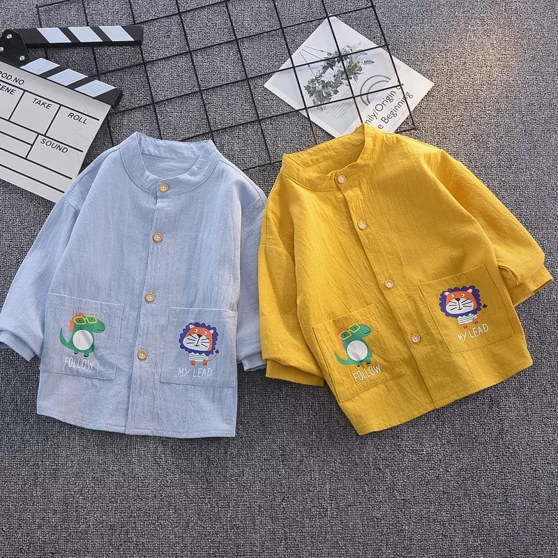 [513253] - Atasan Kemeja Fashion Anak - Motif Follow My Lead