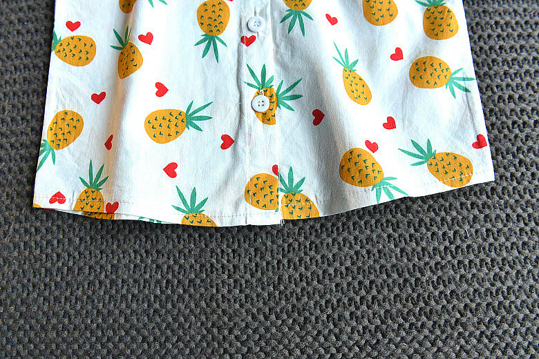 [363365] - Setelan Fashion Anak Perempuan - Motif Pineapple Strawberry