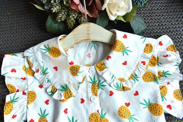 [363365] - Setelan Fashion Anak Perempuan - Motif Pineapple Strawberry