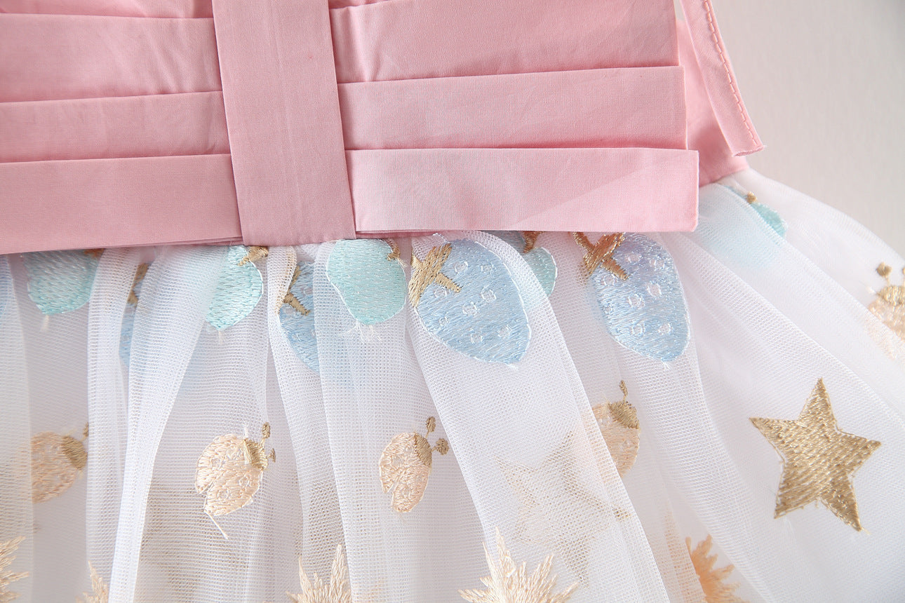 [340153] - Dress Kekinian Fashionable Anak Perempuan - Motif Moon Star