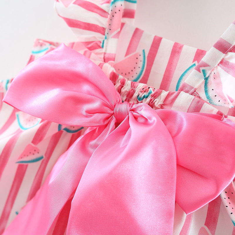 [340147] - Dress Lucu Fashionable Anak - Motif Watermelon Slice