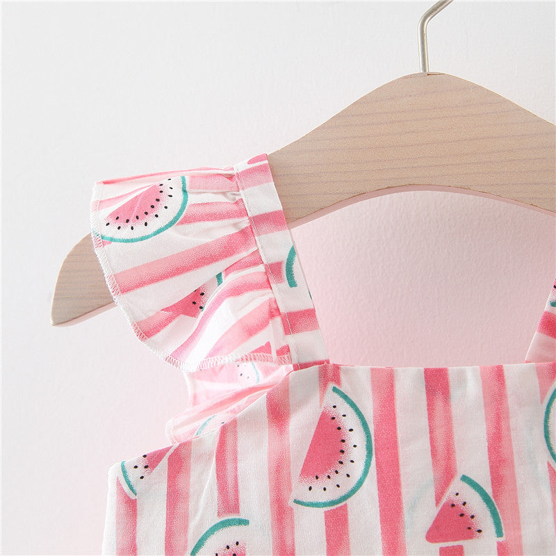[340147] - Dress Lucu Fashionable Anak - Motif Watermelon Slice