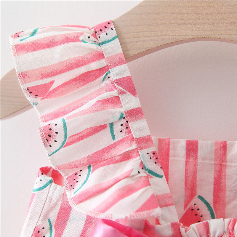 [340147] - Dress Lucu Fashionable Anak - Motif Watermelon Slice