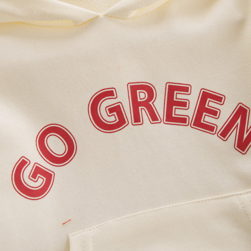 [368559] - Atasan Hoodie Fashionable - Motif GO GREEN