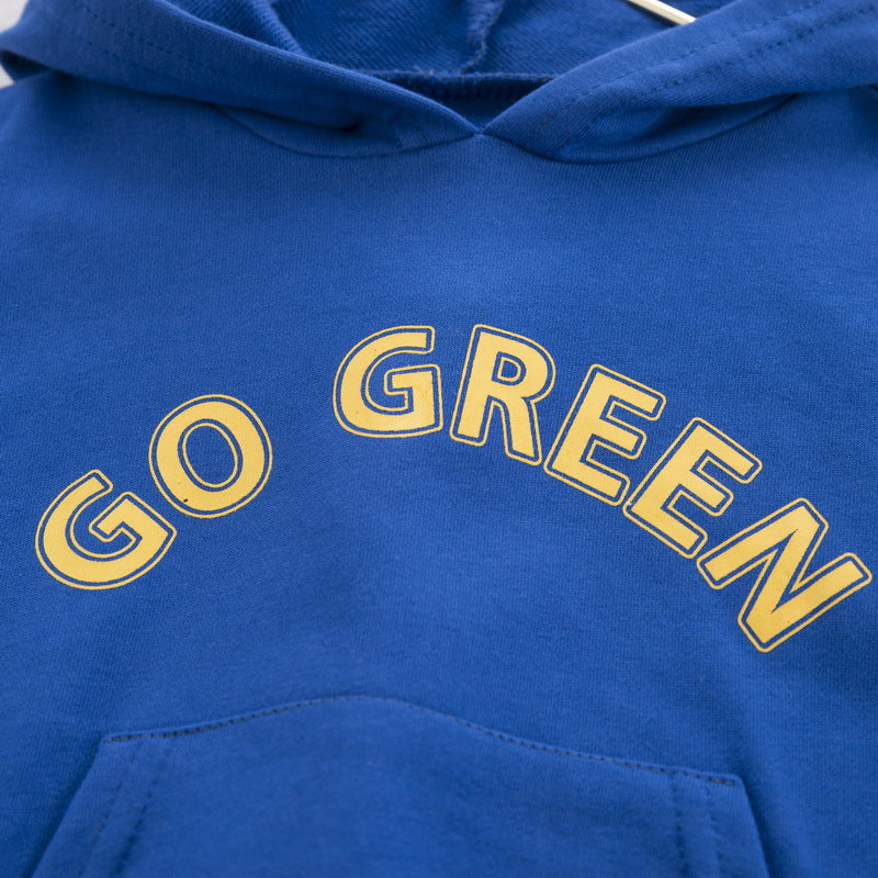 [368559] - Atasan Hoodie Fashionable - Motif GO GREEN