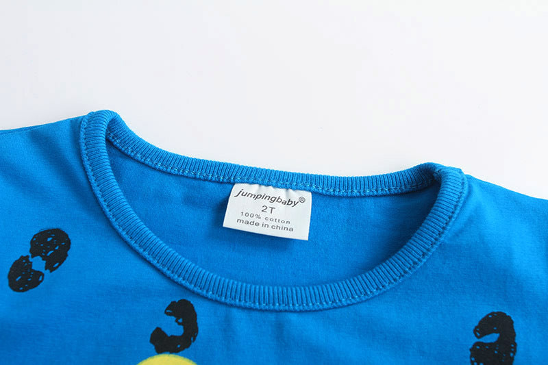 jual [354211] - Kaos Anak / Atasan Kaos Anak / Atasan Summer Anak Kekinian - Motif Cute Leopard Baby 