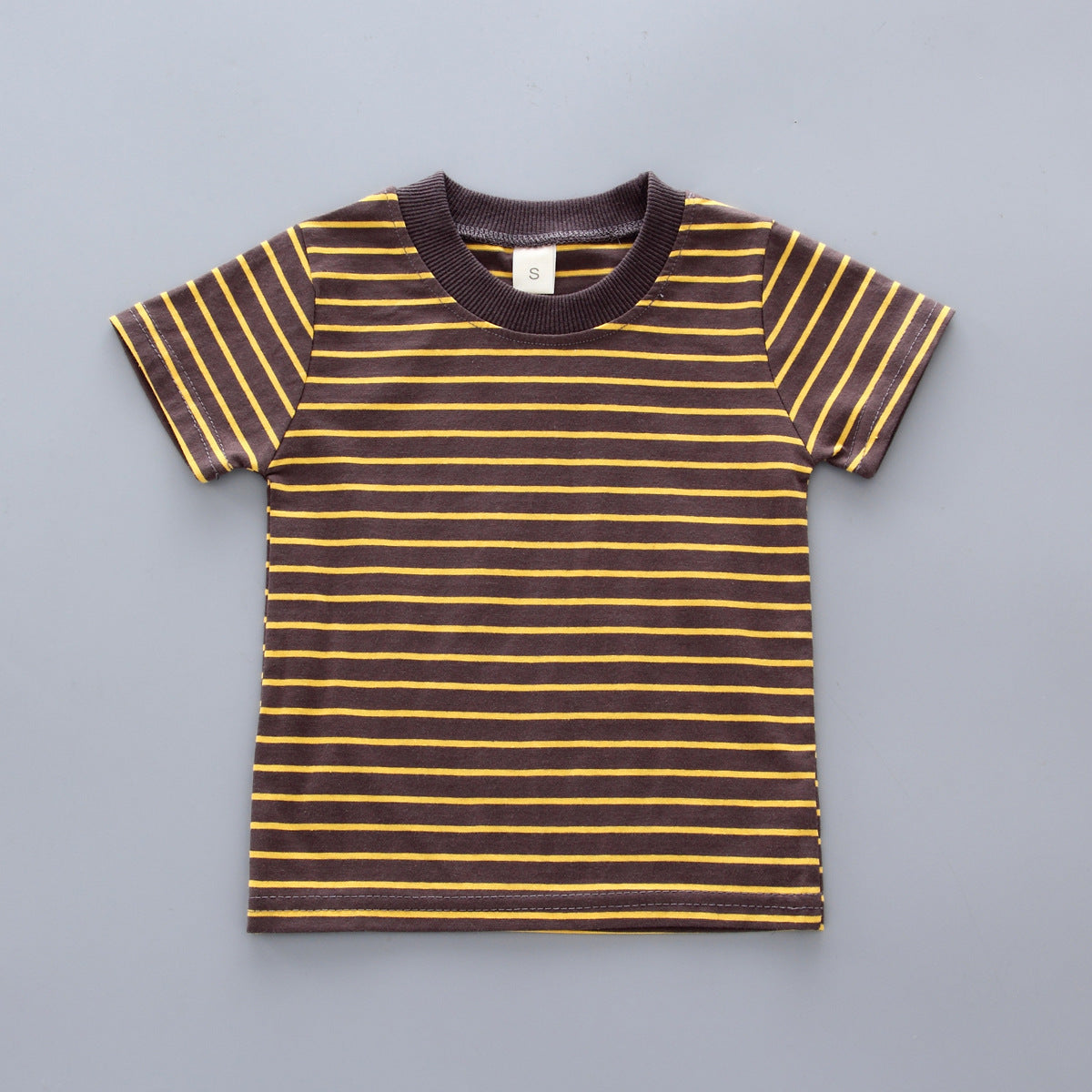 [368161] - Baju Setelan Overall Anak - Motif Striped Bee