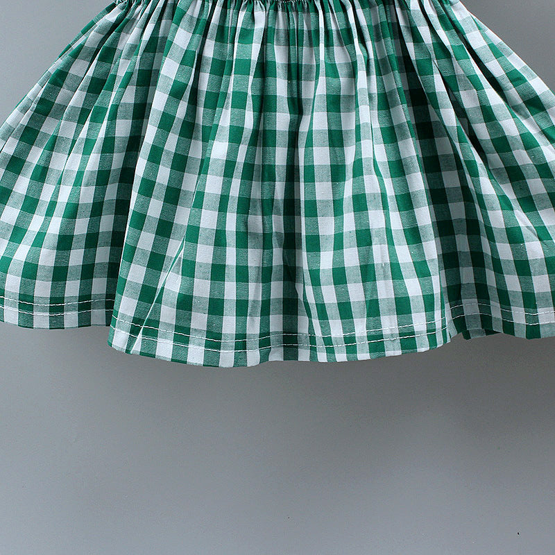 jual [352121] - Setelan Dress Renda Anak Perempuan Trendi - Motif Striped 