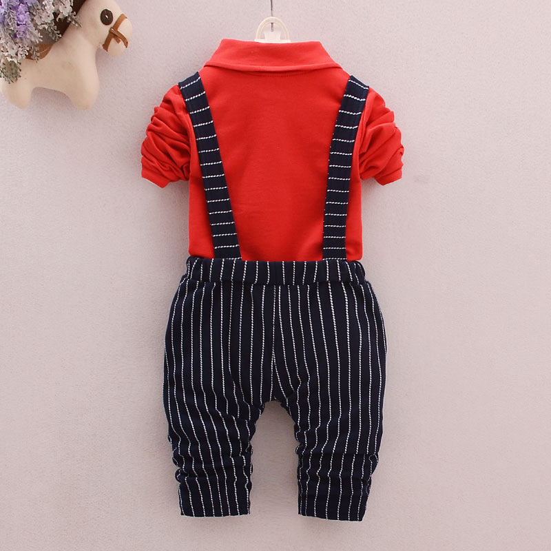 [368349] - Setelan Overall Fashion Anak - Motif Bowties