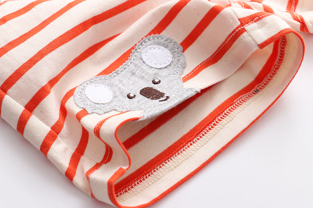 [357175] - Celana Santai Anak / Celana Training Anak - Motif Striped Koala