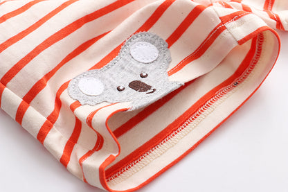 [357175] - Celana Santai Anak / Celana Training Anak - Motif Striped Koala