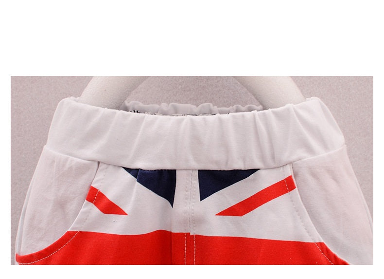 [368224] - Baju Setelan Kutung Anak Import - Motif Country Flag