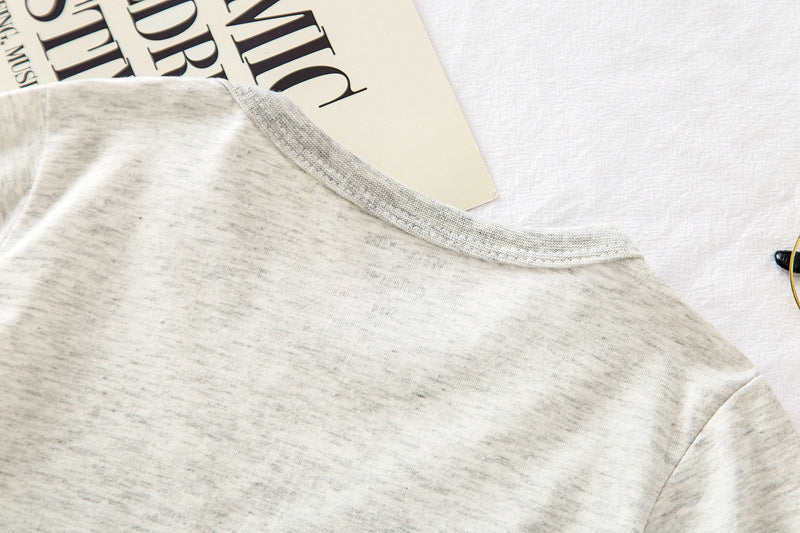 [513516] - Atasan Kaos Anak - Motif Plain Pocket
