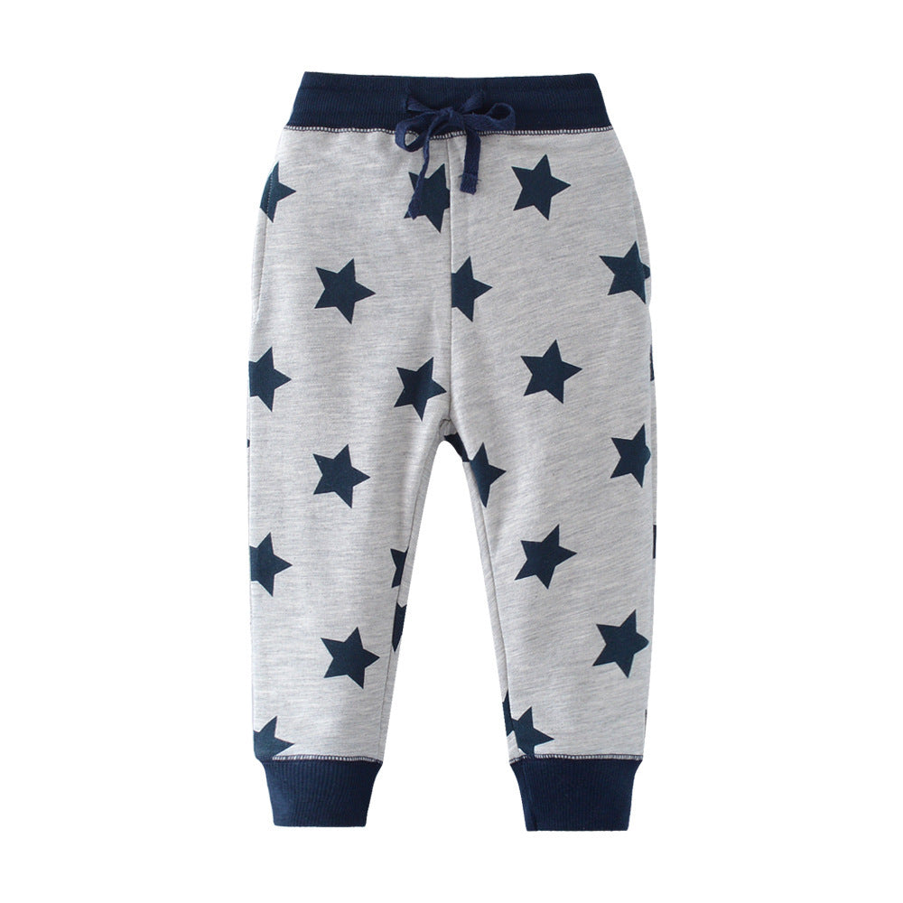 [357161] - Bawahan Anak / Celana Jogger Anak - Motif Gray Star