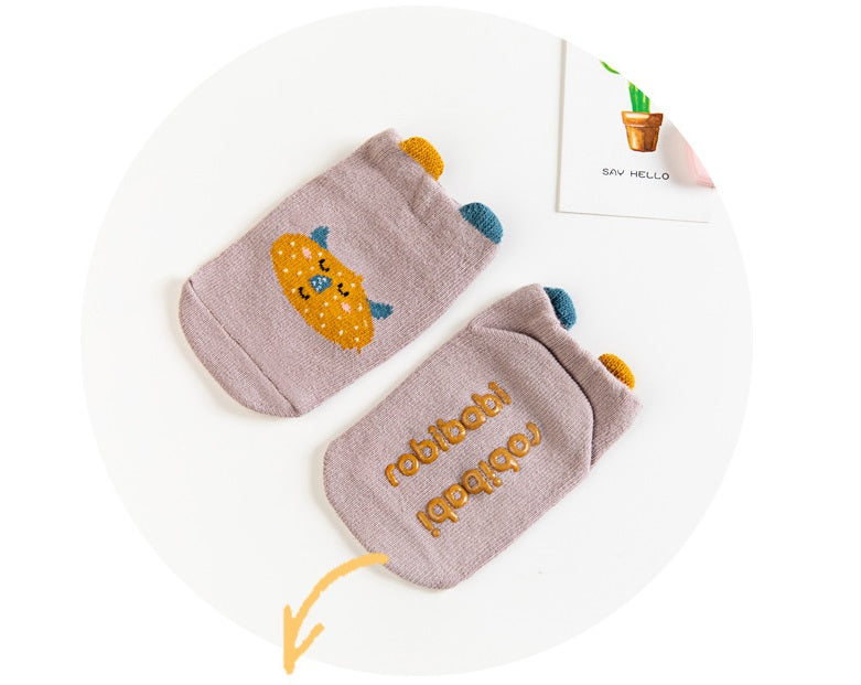 [375122-WOLF] - Kaos Kaki Bayi Lucu / Kaos Kaki Anak Import - Motif Wolf