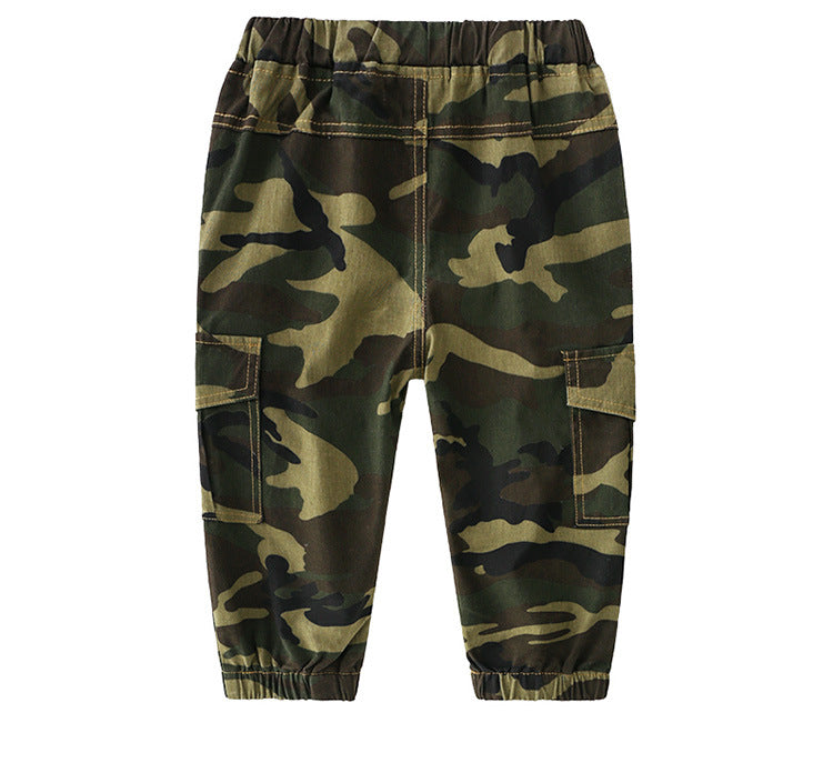 [513283] - Bawahan / Celana Jogger Kargo Style Anak - Motif Cargo Army