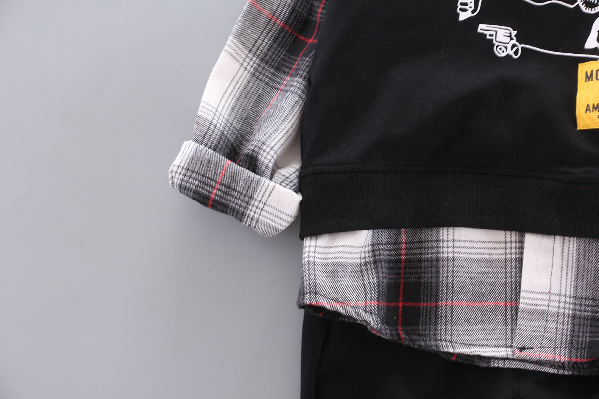 [368442] - Setelan Hypes Hoodie Model Sweater Fashion Anak - Motif Two Guns