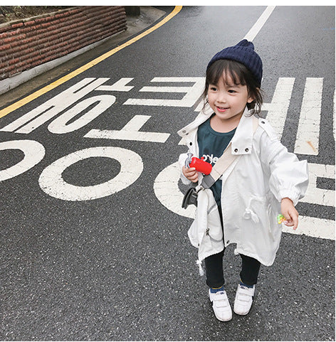 [507366] - Jaket Blazer Anak Perempuan Korean Style - Motif Plain Color