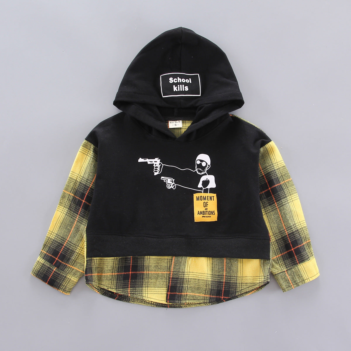 [368442] - Setelan Hypes Hoodie Model Sweater Fashion Anak - Motif Two Guns