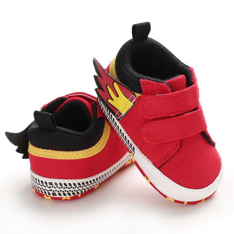 [105253-RED] - Stylish Shoes / Sepatu Anak Prewalker Import - Motif Fire Accessories