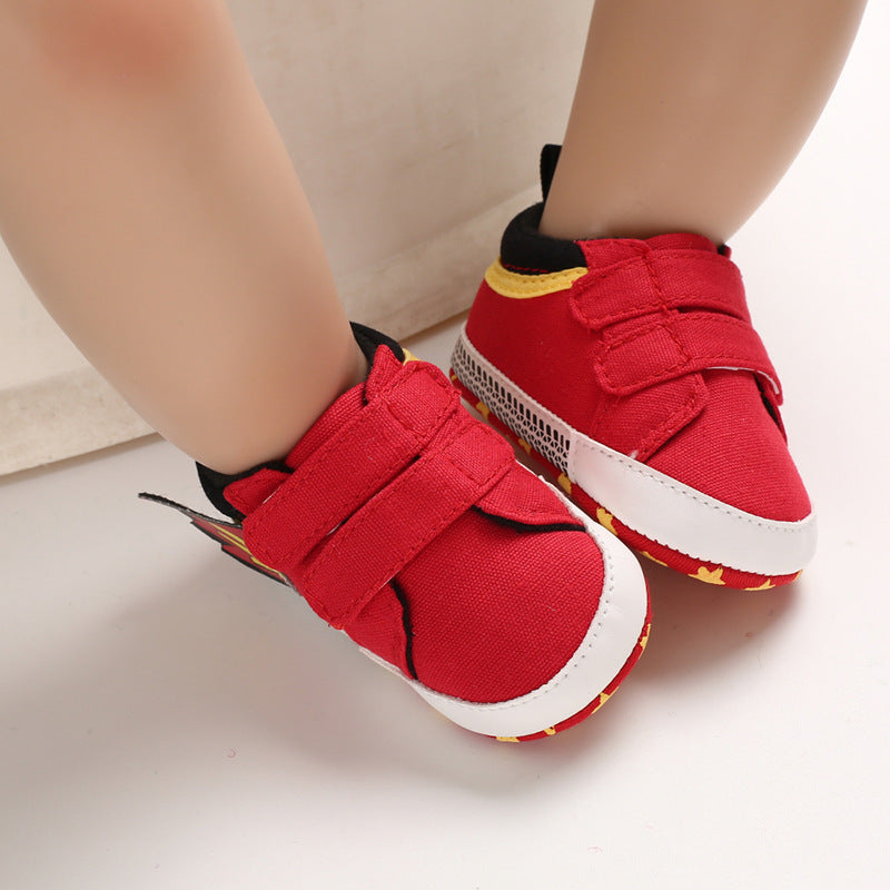 [105253-RED] - Stylish Shoes / Sepatu Anak Prewalker Import - Motif Fire Accessories