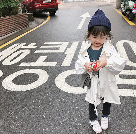 [507366] - Jaket Blazer Anak Perempuan Korean Style - Motif Plain Color