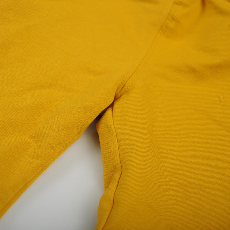 [102239-YELLOW] - Setelan Fashion Anak Perempuan - Motif Striped Plain