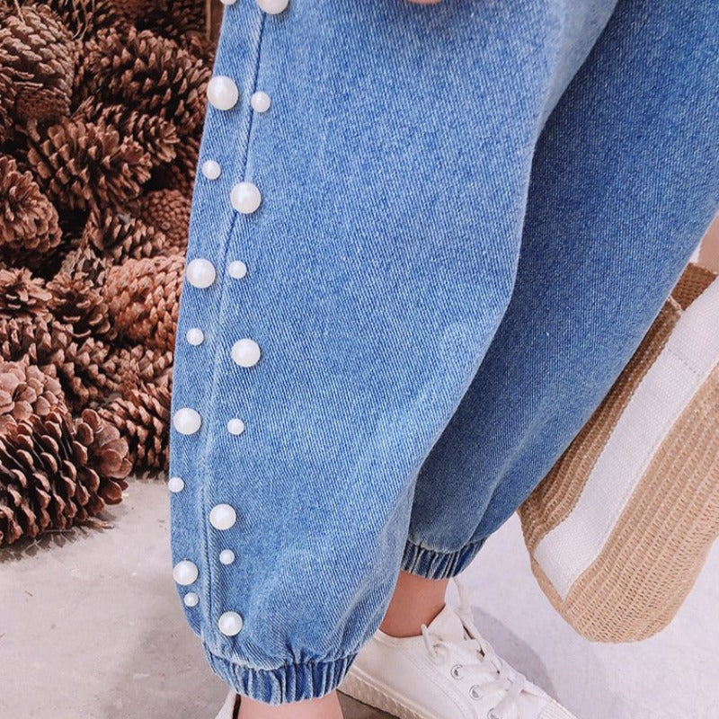 [508111] - Celana Jeans Anak Kekinian / Celana Anak - Motif Pearl Row