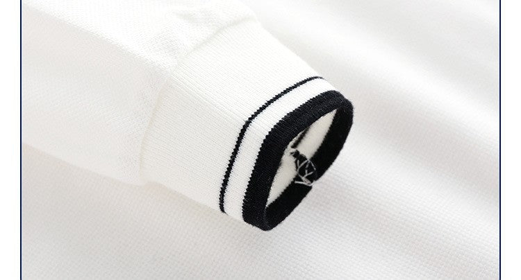 [513207] - Atasan Kaos Polo Anak Cowok - Motif Collar Line
