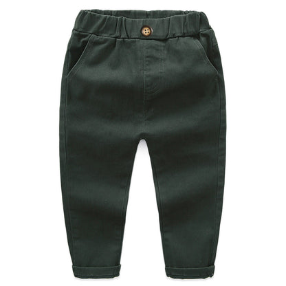 jual [119156-DARK GREEN] - Celana Jeans Anak / Bawahan Jeans Anak - Motif Casual Solid Color 