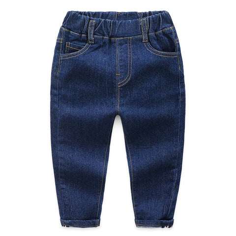 jual [119186-NAVY] - Celana Panjang Jeans Anak Kekinian - Motif Calm Color 