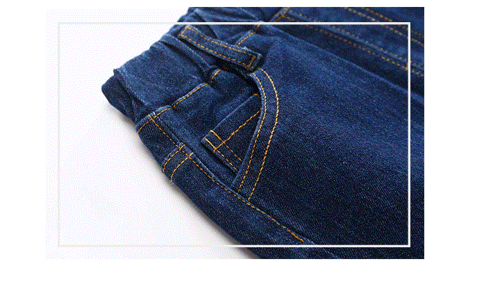 jual [119186-NAVY] - Celana Panjang Jeans Anak Kekinian - Motif Calm Color 