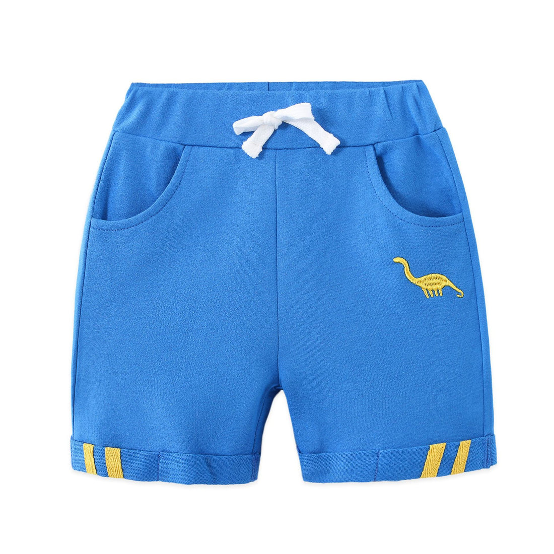 [119200-LIGHT BLUE] - Celana Pendek Training Anak Sporty - Motif Embroidery Animal