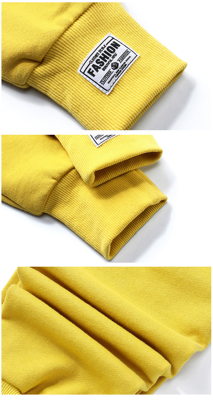 [119205-YELLOW] - Celana Training Jogger Anak Sporty - Motif Outside Pocket