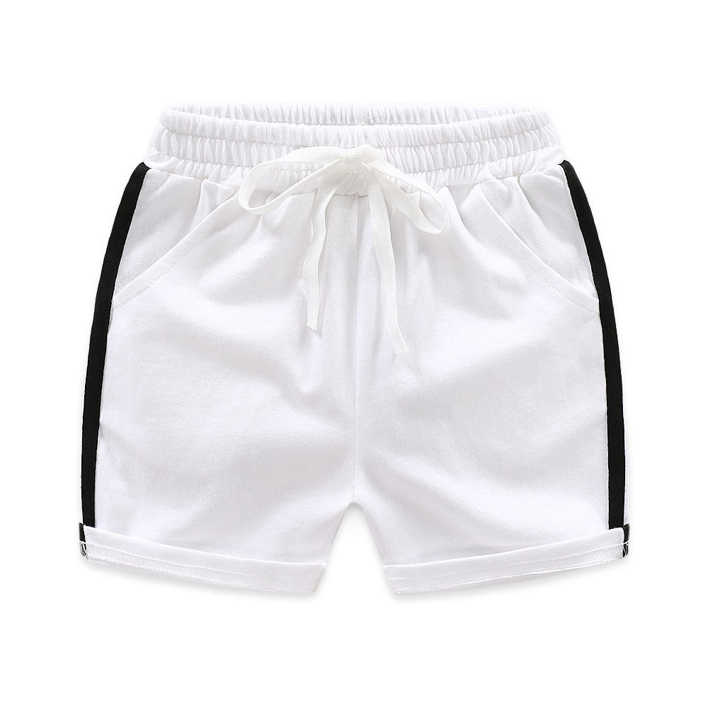 [119231] - Celana Pendek Training Anak Sporty - Motif Edge Line