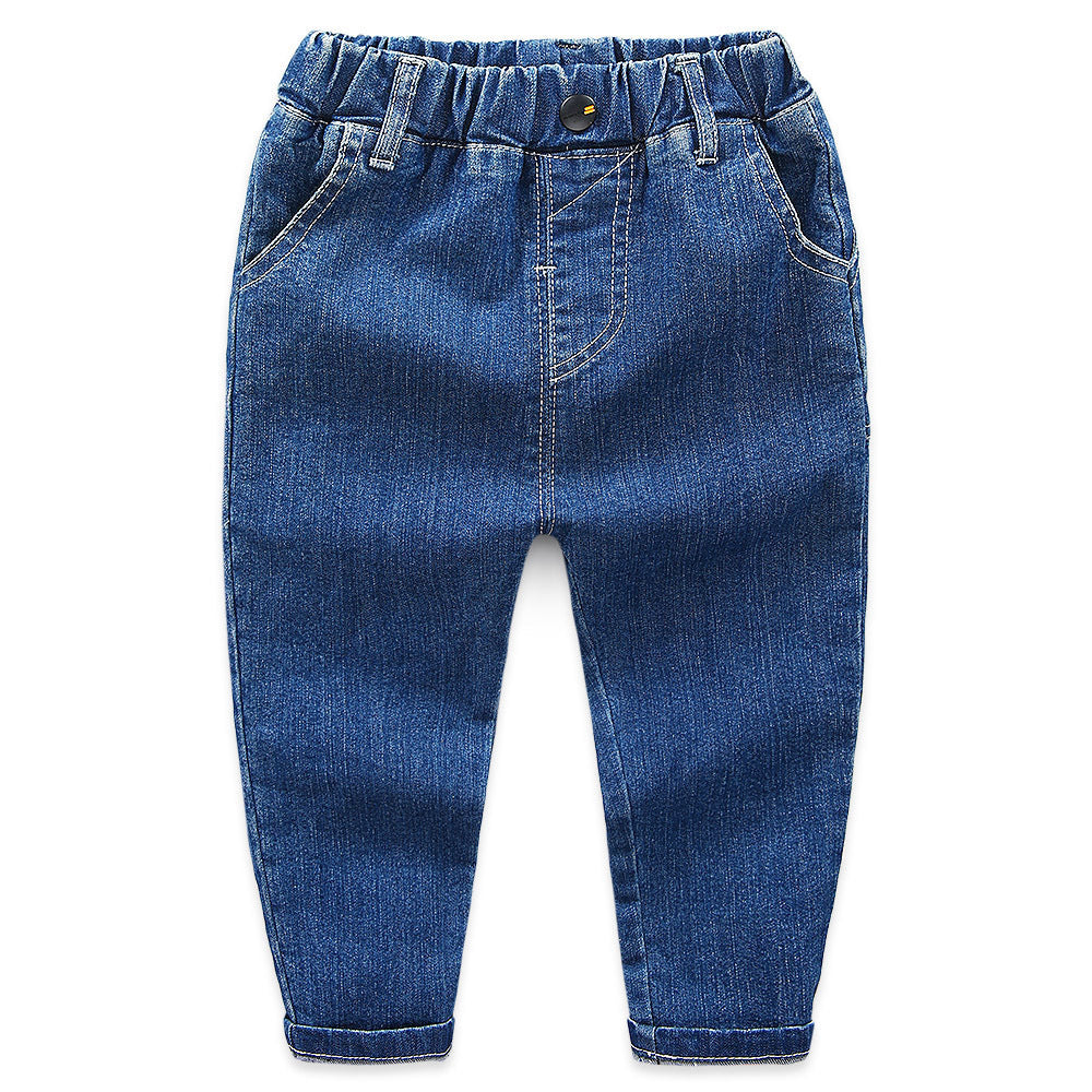 [119236-BLUE] - Celana Panjang Jeans Anak Casual - Motif Plain Color