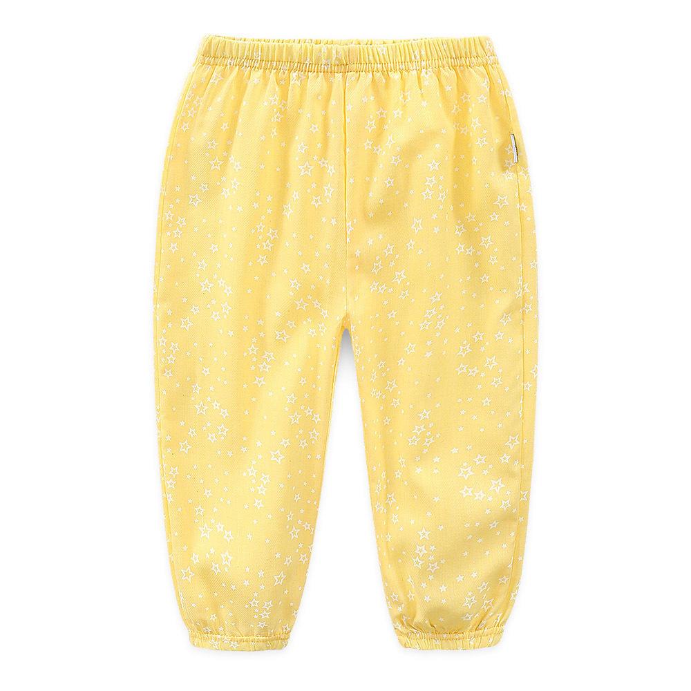 [119237-YELLOW] - Celana Casual Anak - Motif Star Expanse