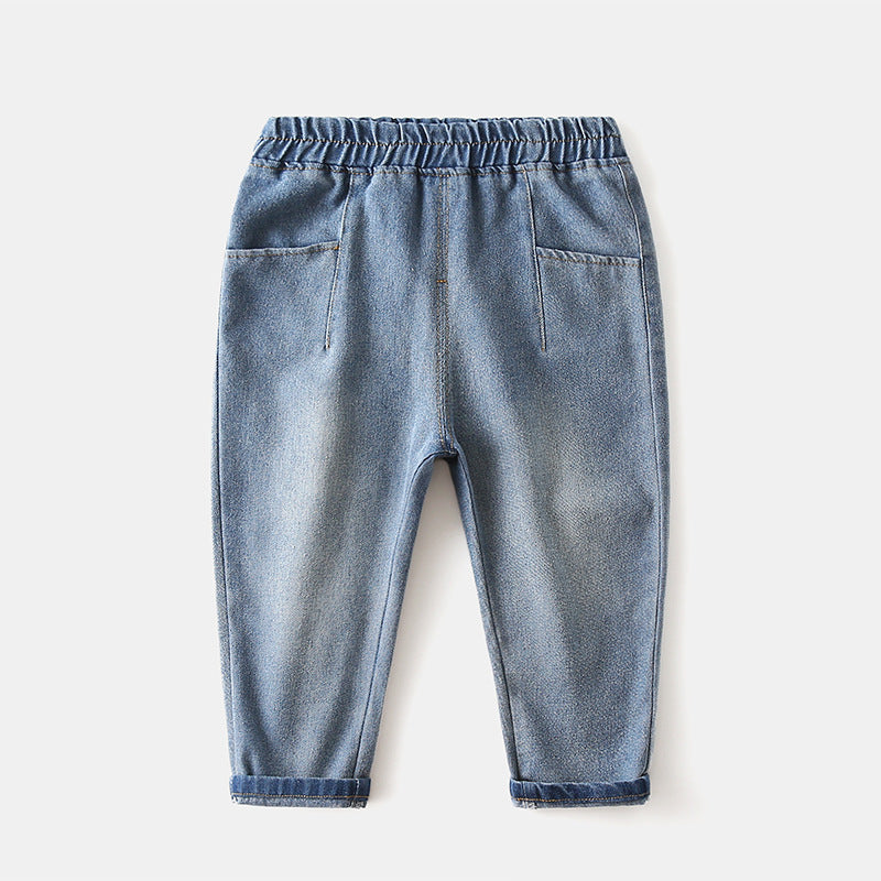 [119251] - Celana Jeans Keren Anak Import - Motif Denim Color
