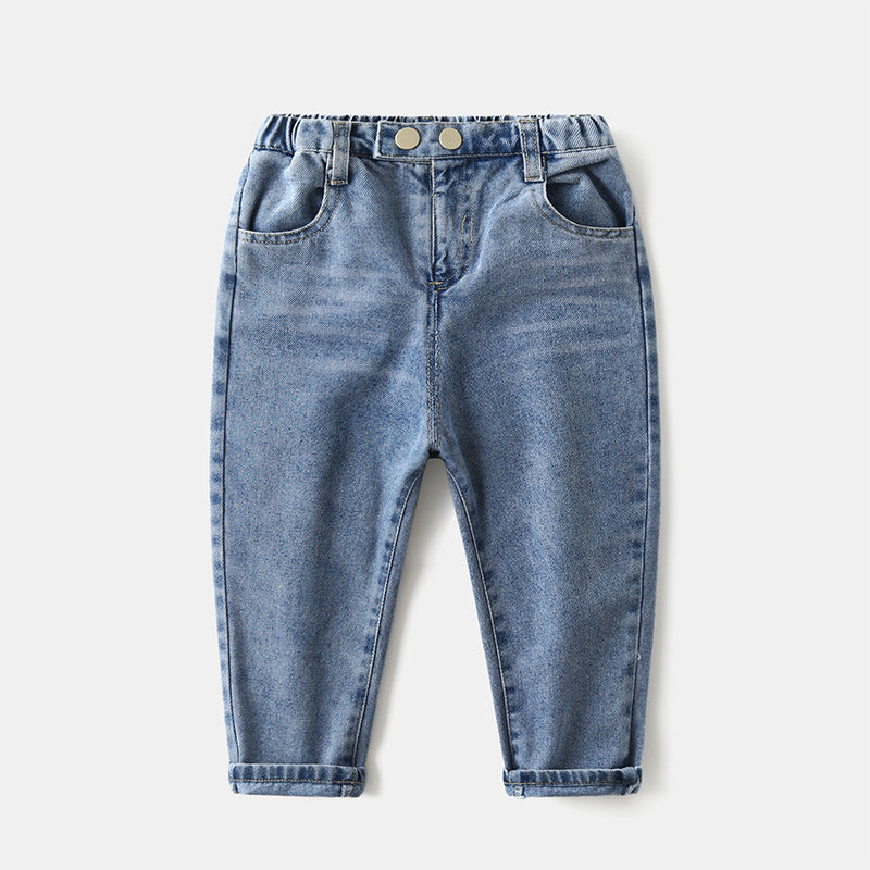 [119252] - Celana Jeans Keren Anak Import - Motif Slim Straight