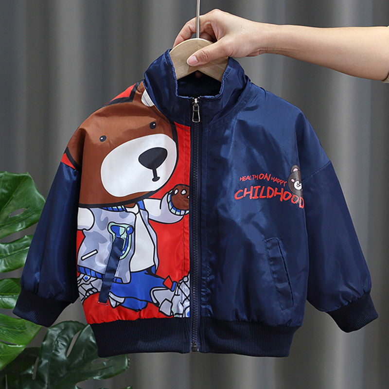 [119259] - Jaket Style Keren Anak - Motif Little Bear